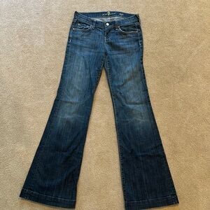 7famk flare wide leg jeans